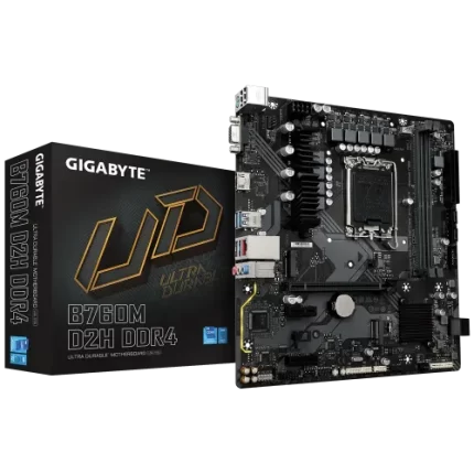 GIGABYTE B760M D2H DDR4 13th and 12th Gen Intel mATX Motherboard