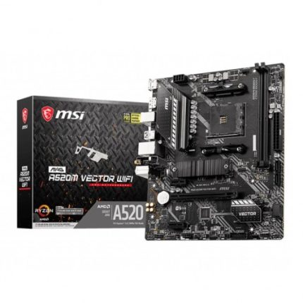 MSI MAG A520M Vector Wi-Fi AM4 AMD Micro-ATX Motherboard