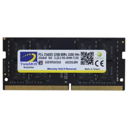TwinMOS 4GB 3200MHz DDR4 SO-DIMM Laptop RAM