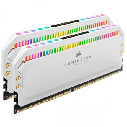 Corsair DOMINATOR PLATINUM RGB 16GB (2x8GB) DDR4 3200MHz RAM Kit White
