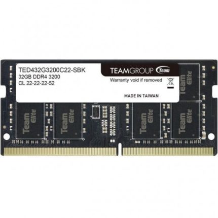 TEAM ELITE 32GB 3200MHz DDR4 LAPTOP RAM
