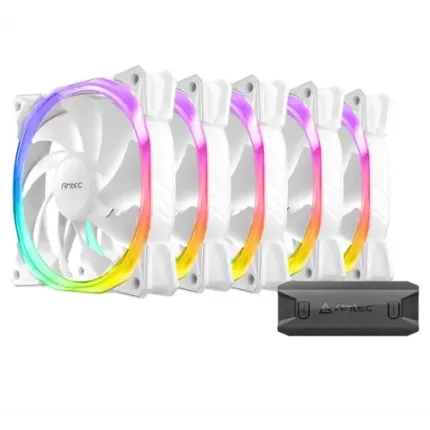 Antec Fusion 120 ARGB Case Fan White (5 in 1 Pack)