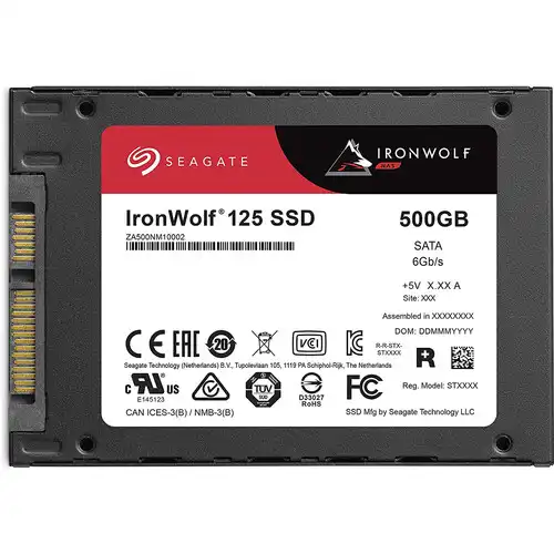 Seagate IronWolf 125 500GB 2.5-inch SATA III SSD