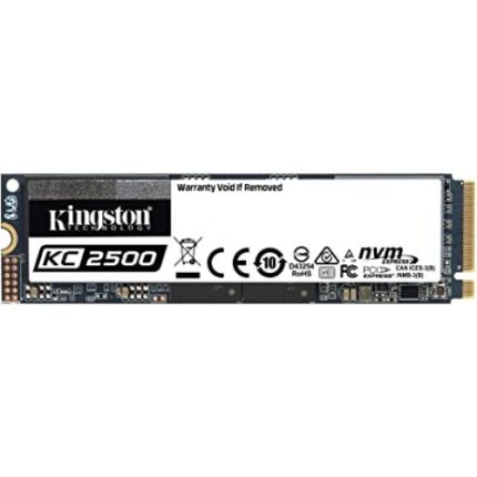 Kingston KC2500 250GB PCIe 4.0 NVMe M.2 SSD