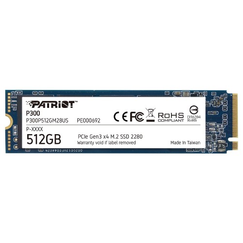 Patriot P300 M.2 PCIe Gen 3 x4 512GB SSD